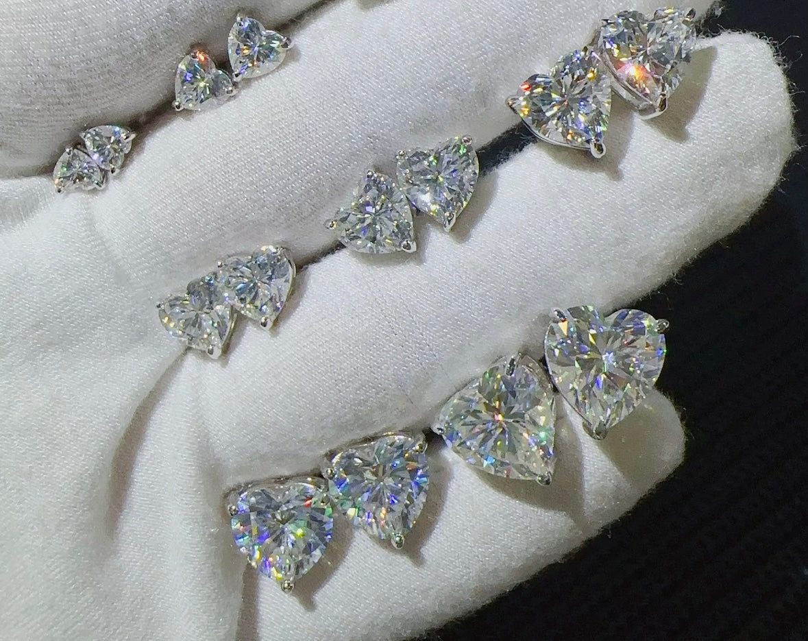 Örhängen Hjärta 0.3ct