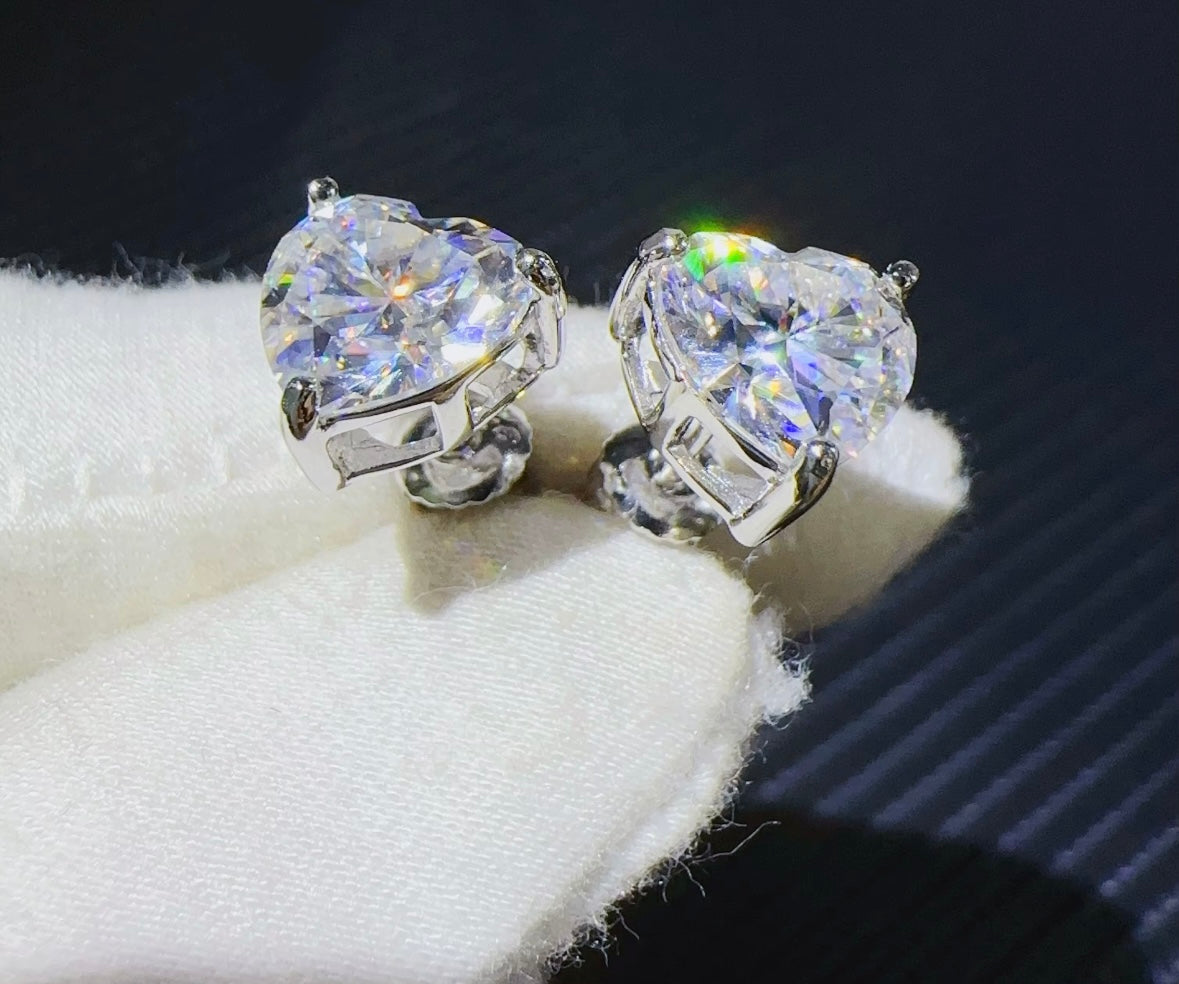 Örhängen Hjärta 0.3ct
