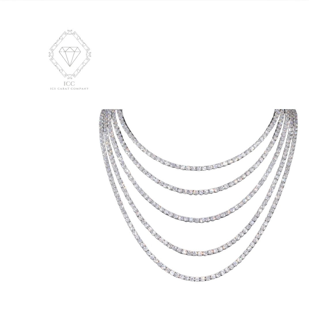 Tennis halsband 4mm