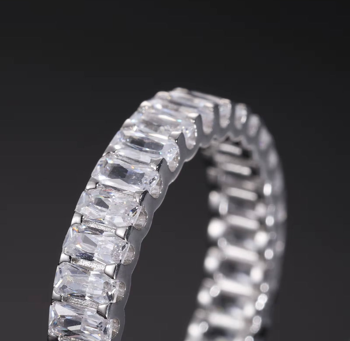 Eternity Baguette Ring