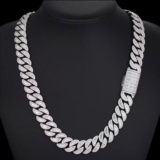 Kubanskt baguette halsband 15mm
